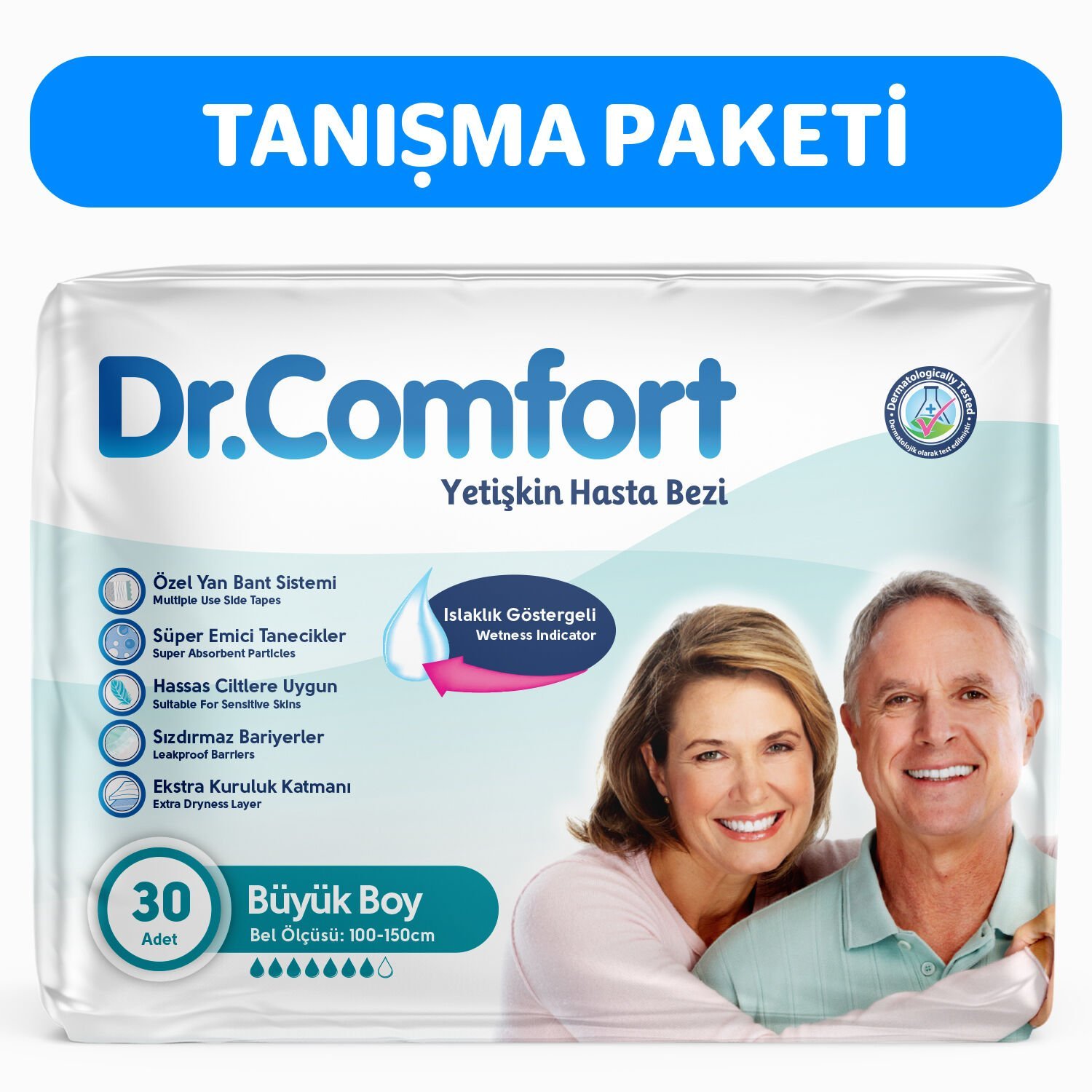 Dr Comfort Yetişkin Hasta Bezi Large 30 Adet